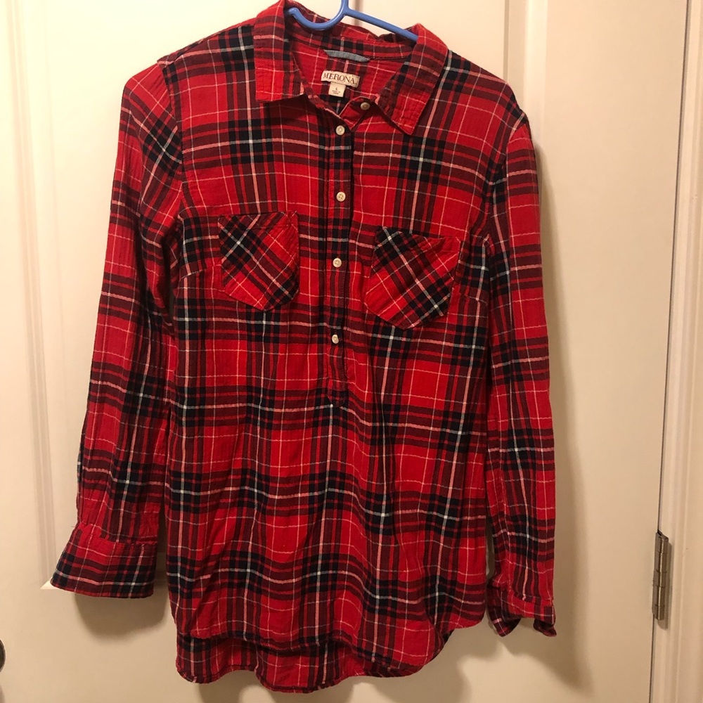 Plaid Button up